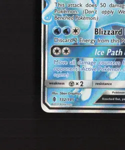 Alolan Ninetales GX 132/145 Guardians Rising Full Art Ultra Rare Pokemon Card LP - Image 5
