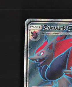 Zoroark GX SM84 Sun & Moon Full Art Black Star Promo Holo Pokemon Card LP+ - Image 3