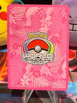 Radiant Greninja 2024 World Championships pokemon card: Stamped Jesse Parker - Image 2