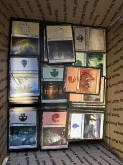 Magic The Gathering Huge Bulk Basic Land Card Lot. Over 4,000 Cards. - Image 1
