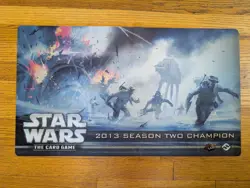 Star Wars The Card Game 2013 Season Two Playmat - FFG LCG - Battle of Hoth - Image 1