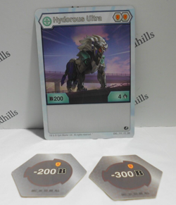 Bakugan Hydorous Ultra White Haos Battle Planet B200 - Cards - Cores - Image 2