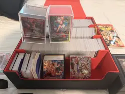 One Piece TCG Cards Bulk Lot R SR+ 120+SR’s (Bulk container and binder included) - Image 4