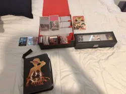 One Piece TCG Cards Bulk Lot R SR+ 120+SR’s (Bulk container and binder included) - Image 5