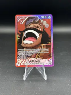 One Piece Card Game Gol.D.Roger Leader Foil Card OP13-003 English Standard - Image 1