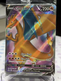 Pokemon Champions Path Charizard V SWSH050 Promo Full Art Card Sealed - Image 1