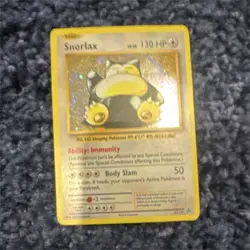 Pokemon Snorlax XY179 Rare Holo Card 130 HP XY Set English 2016 - Image 1