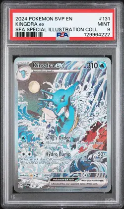 Kingdra ex 131 SV: Scarlet & Violet Promo Cards Holo Mint PSA 9 - Image 1