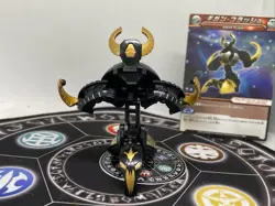 Bakugan BakuTech Haos Gigan Taures & Card MG Japan Import Rare - Image 3