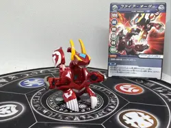Bakugan Pyrus Flare Dragaon Bakutech & Card MG Japan Import Rare - Image 1