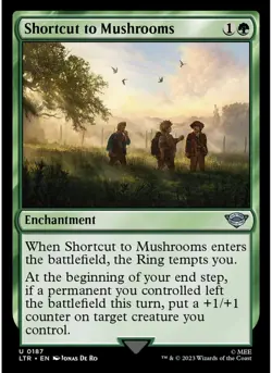Shortcut to Mushrooms 187 MTG NM - ltr - Image 1