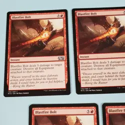 5x Blastfire Bolt - Magic 2015 M15 - MTG Magic the Gathering - Image 2