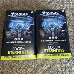 NEW Magic the Gathering Commander Decks Edge of Eternities Counter Intelligence - Image 1