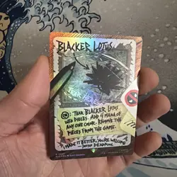 Blacker Lotus (Foil) Deadpool Secret Lair Drop Foil 0869 R MTG - Image 1