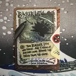 Blacker Lotus (Foil) Deadpool Secret Lair Drop Foil 0869 R MTG - Image 2