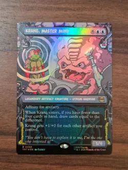 MTG Krang, Master Mind - Foil - Showcase, NM-Mint, English Teenage Mutant Ninja - Image 1