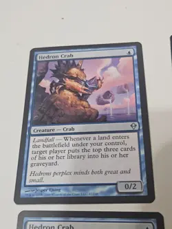 4x Hedron Crab Zendikar Regular LP Creature Magic the Gathering Zendikar - Image 2