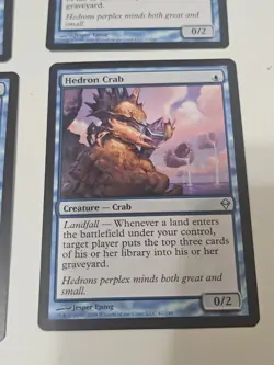 4x Hedron Crab Zendikar Regular LP Creature Magic the Gathering Zendikar - Image 5