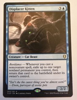 Displacer Kitten - Commander Legends: Battle for Baldur's Gate (CLB) NM MTG - Image 1