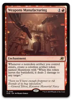 Weapons Manufacturing #168 (NM) Edge of Eternities EOE Magic MTG - Image 1