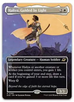 Haliya, Guided by Light (Borderless) #289 (NM) Edge of Eternities EOE Magic MTG - Image 1