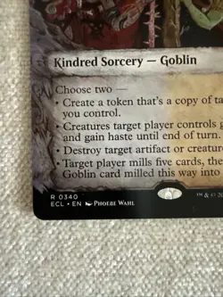 Grub's Command Extended Art MTG R0340 Lorwyn Eclipsed Magic - Image 2