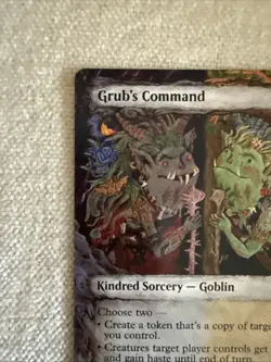 Grub's Command Extended Art MTG R0340 Lorwyn Eclipsed Magic - Image 5
