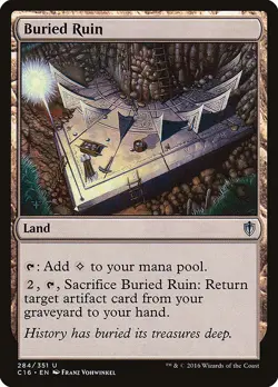 [MTG] Buried Ruin (284) (C16) LP-HP - Image 1