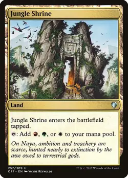 [MTG] Jungle Shrine (257) (C17) LP-HP - Image 1