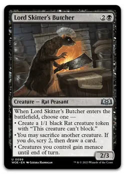Lord Skitter's Butcher #99 (NM) Wilds of Eldraine WOE Magic MTG - Image 1