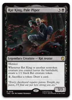 Rat King, Pale Piper #19 (NM) TMC Magic MTG - Image 1