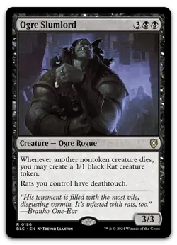 Ogre Slumlord #186 (NM) Bloomburrow BLC Magic MTG - Image 1