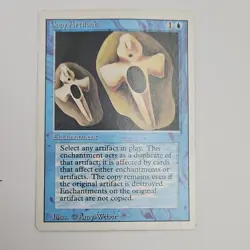 Magic: The Gathering Copy Artifact Blue Revised Enchantment Rare Amy Weber - Image 1