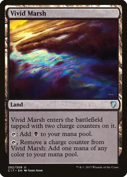 [MTG] Vivid Marsh (292) (C17) LP-HP - Image 1