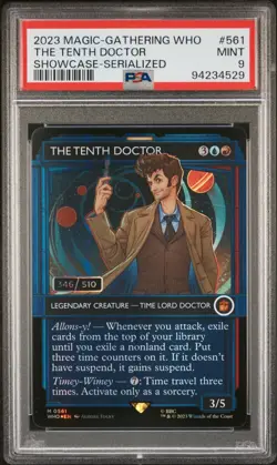 PSA 9 Magic The Gathering: Doctor Who Serialized Tenth Doctor - Image 1