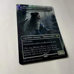 Magic The Gathering Mtg Foil Mina Harker / Thalia Crimson Vow Borderless Rare - Image 2