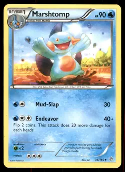 Pokemon TCG Pokemon Marshtomp Marshtomp Uncommon Regular - Image 1