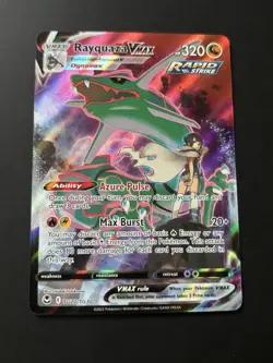 Pokemon TCG Rayquaza VMAX TG20/TG30 Silver Tempest Holo - Image 1