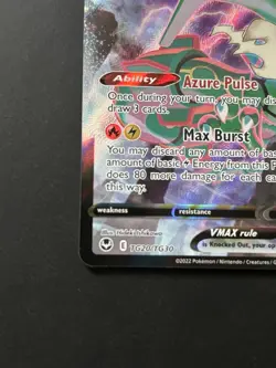 Pokemon TCG Rayquaza VMAX TG20/TG30 Silver Tempest Holo - Image 3