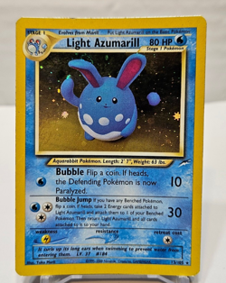 Light Azumarill 13/105 Holo Rare Unlimited Neo Destiny Pokemon 826 - Image 1