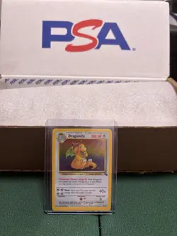 Pokemon TCG: Dragonite Fossil Holo Unlimited Rare Card #4/62 1999 WOTC, LP - Image 1