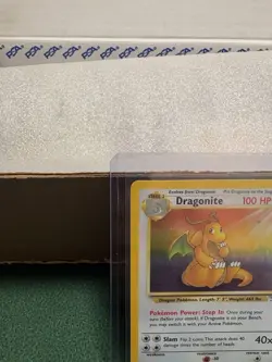Pokemon TCG: Dragonite Fossil Holo Unlimited Rare Card #4/62 1999 WOTC, LP - Image 2