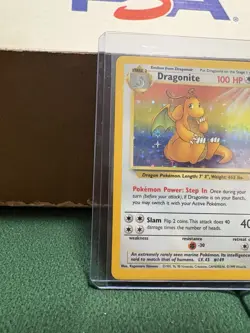 Pokemon TCG: Dragonite Fossil Holo Unlimited Rare Card #4/62 1999 WOTC, LP - Image 5