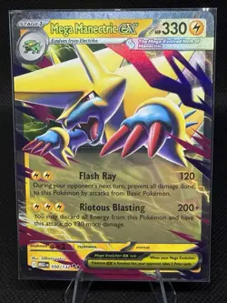 Pokemon TCG - Mega Manectric ex 050/132 - Mega Evolution - Double Rare - NM - Image 1