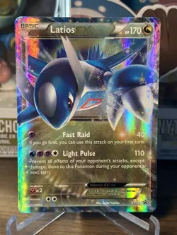 Pokemon Latios EX XY72 Full Art Holo Black Star Promo Dragon Basic 170HP TCG - Image 1