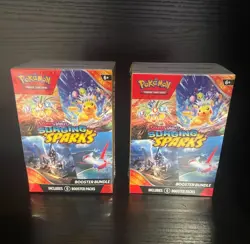 2x Pokemon TCG Scarlet & Violet Surging Sparks Booster Bundles - Factory Sealed - Image 1