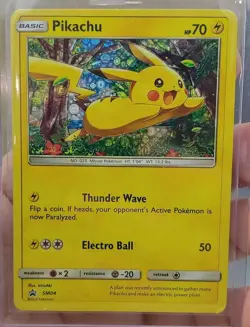 Pokemon TCG Pikachu Sun & Moon SM04 Promo Promo Near Mint 2016 - Image 1