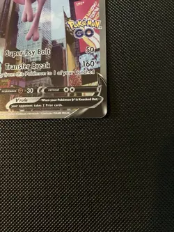 Mewtwo V (Alternate Full Art) 072/078 Pokemon GO Holo - Image 3