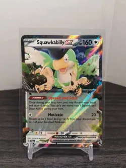 Pokemon TCG Scarlet Violet Paldea Evolved Squawkabilly ex 169/193 NM/M - Image 1