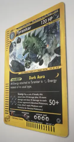 Pokemon Tyranitar Expedition Base Set Holo Rare 029/165 120 HP 2002 Reverse Hol… - Image 3